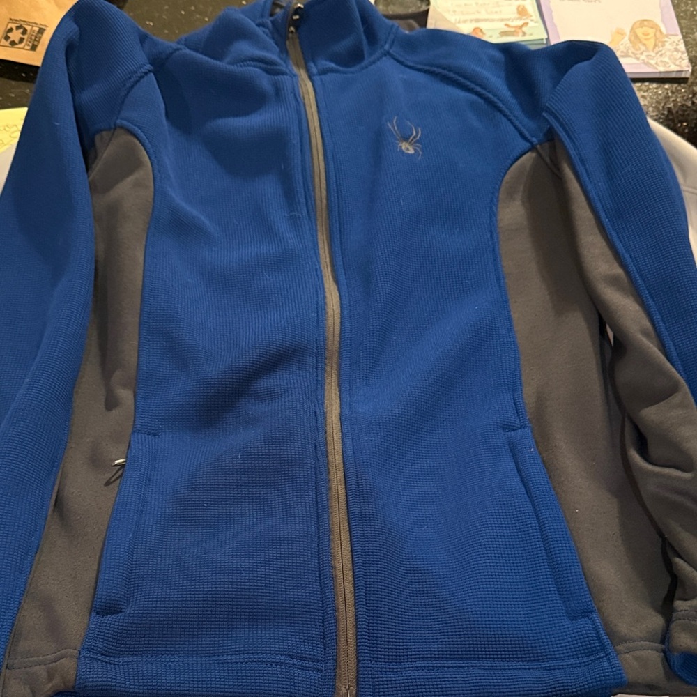 Spyder Blue and Gray Performance Jacket